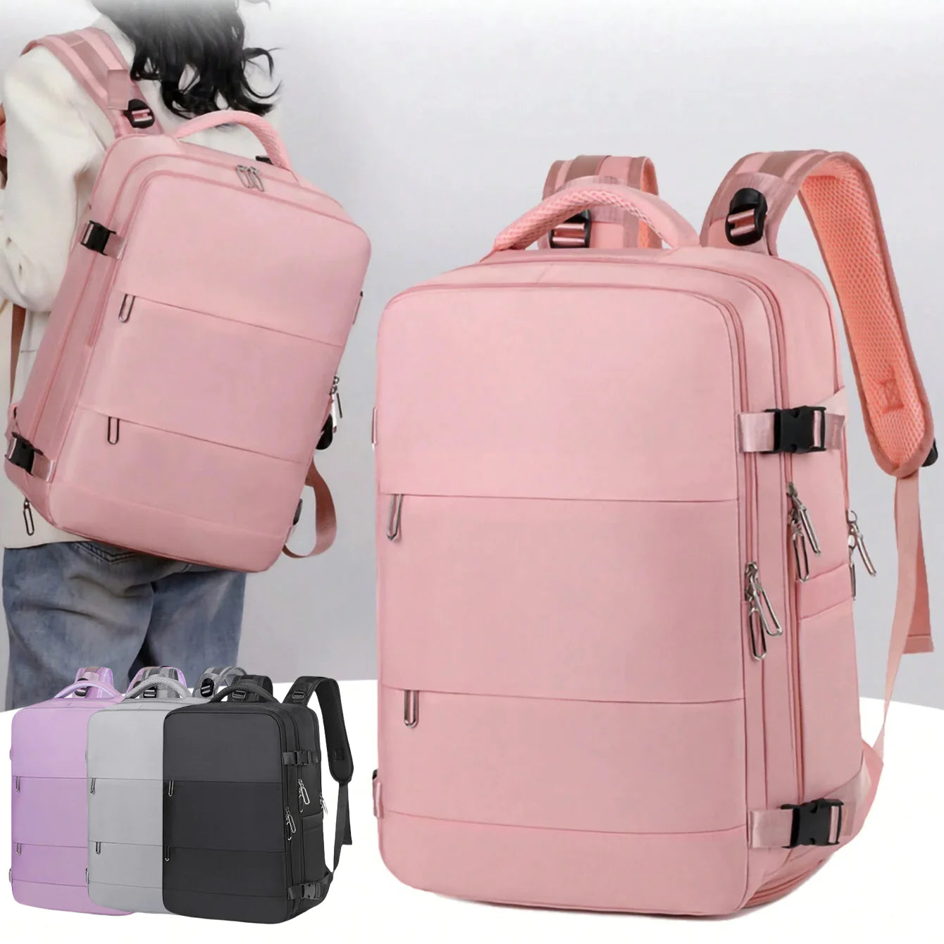 Expandable Travel Backpack 36-55L