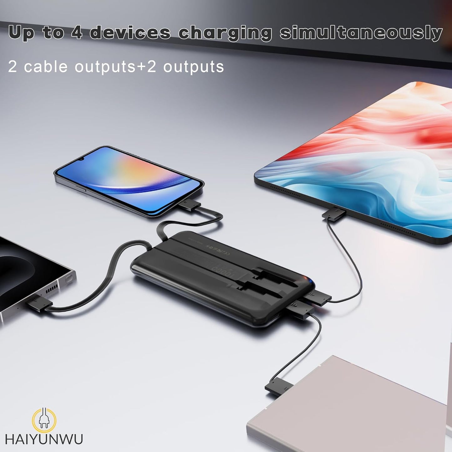 Black Friday Bundle 60% off - Power Bank and Metal Wallet with Money Clip