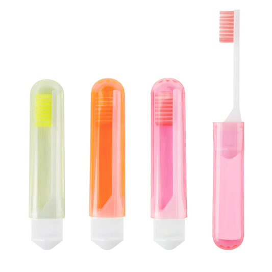 Travel Toothbrush Set with Tooth Brush Cover - 3PCS